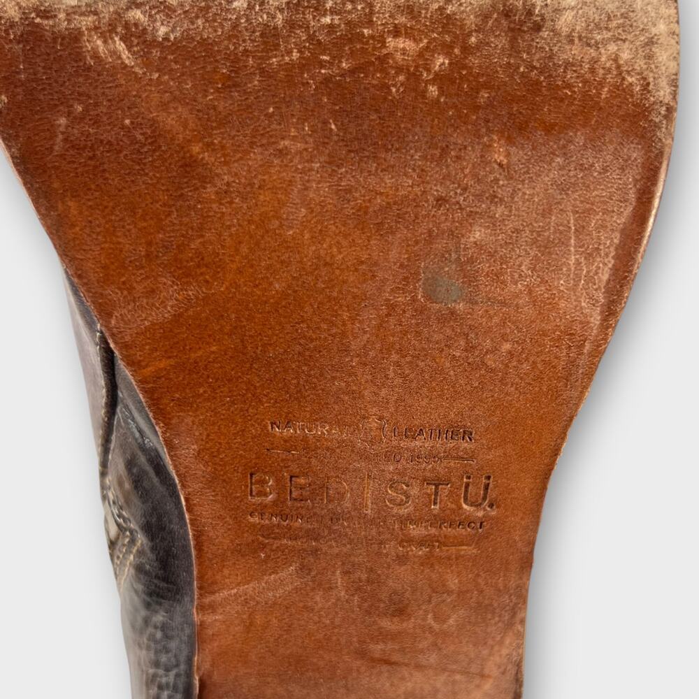 Bed Stu Angelique Leather Heeled Bootie Size 10 - Picture 9 of 10